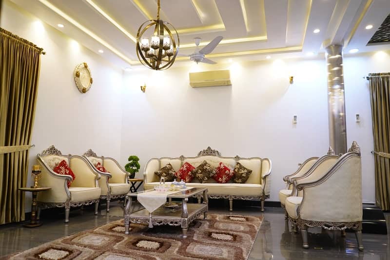 1 Kanal vip luxury house available for sale in Ayesha Block Abdullah Garden Canal Road fsd 9
