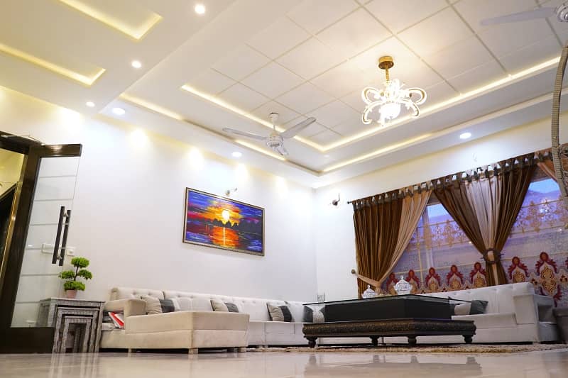 1 Kanal vip luxury house available for sale in Ayesha Block Abdullah Garden Canal Road fsd 18