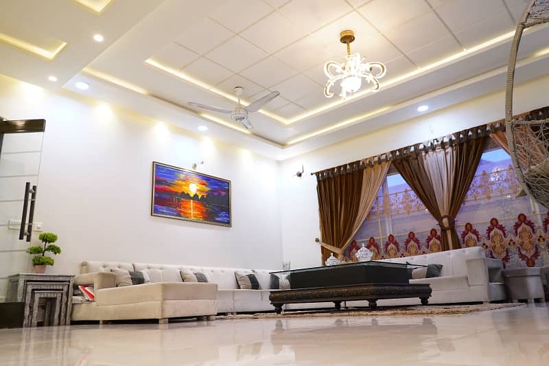 1 Kanal vip luxury house available for sale in Ayesha Block Abdullah Garden Canal Road fsd 21
