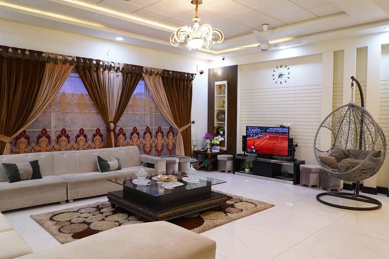 1 Kanal vip luxury house available for sale in Ayesha Block Abdullah Garden Canal Road fsd 22