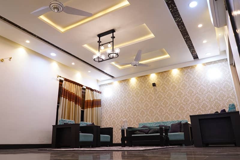 1 Kanal vip luxury house available for sale in Ayesha Block Abdullah Garden Canal Road fsd 41