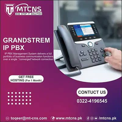 IP PBX / IP Exchange Grnadstream - WEB Solutions Services All Pakistan 2