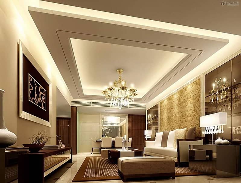 POP Ceiling/Pvc Wall Paneling Roof Ceiling/Gypsum Ceiling 1