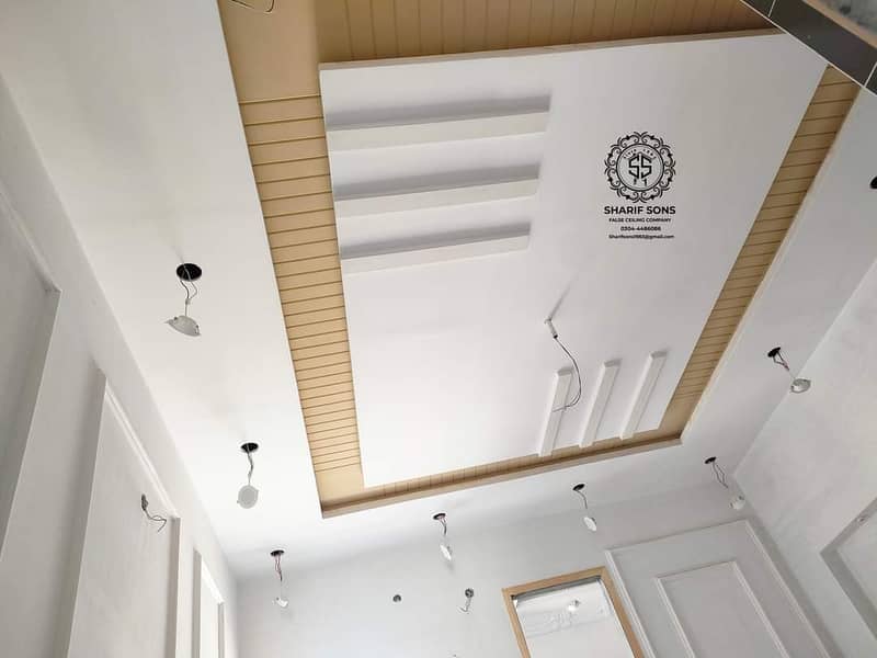 POP Ceiling/Pvc Wall Paneling Roof Ceiling/Gypsum Ceiling 2