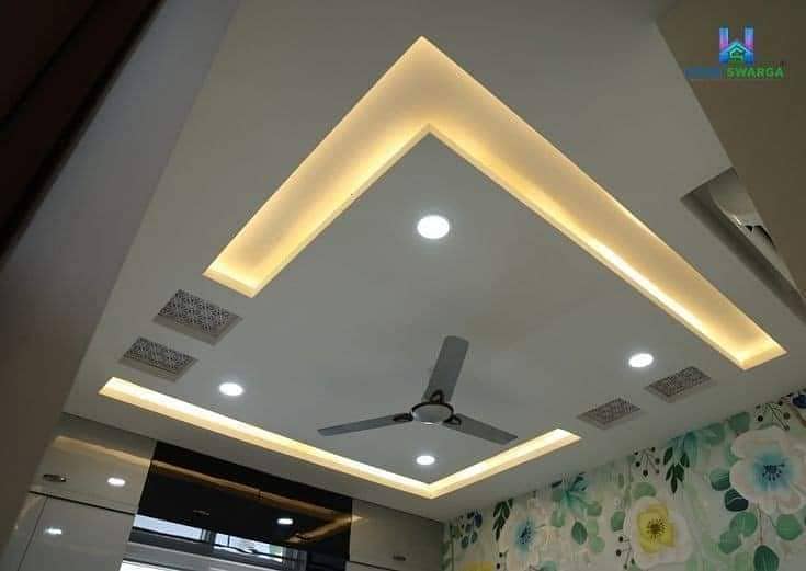 POP Ceiling/Pvc Wall Paneling Roof Ceiling/Gypsum Ceiling 4