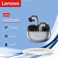 Lenovo Earbuds Lp5 Bluetooth 0