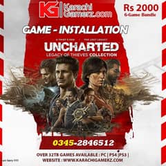 PS3/PS4/PC Game installaition Huge Game Data Ready to Play