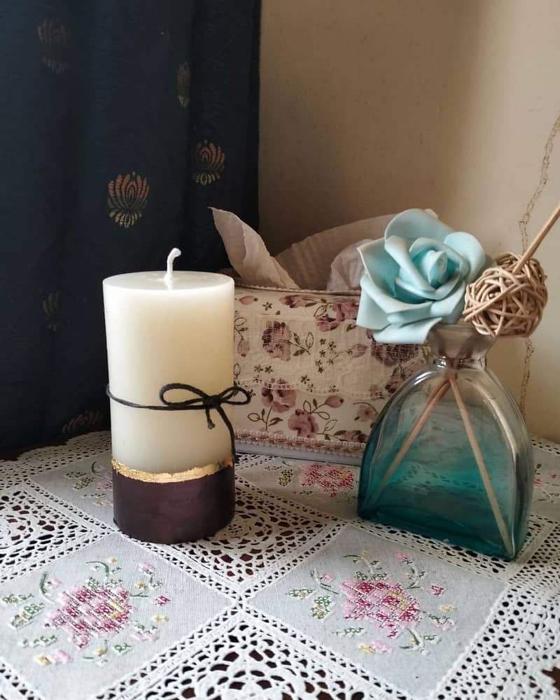 Glass jar scented candle 10