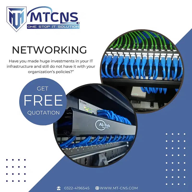 Web Networking, Cabling, Rack Termination, Network Security Services 4