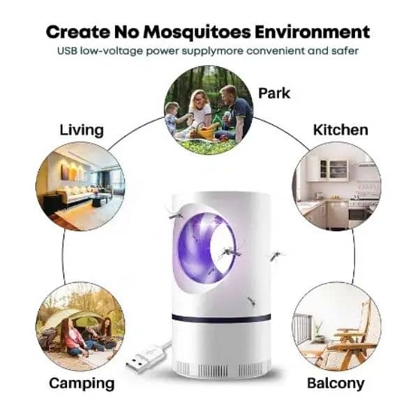 Mosquito Killer Round Lamp . Free cash on delivery all over Pakistan. 7