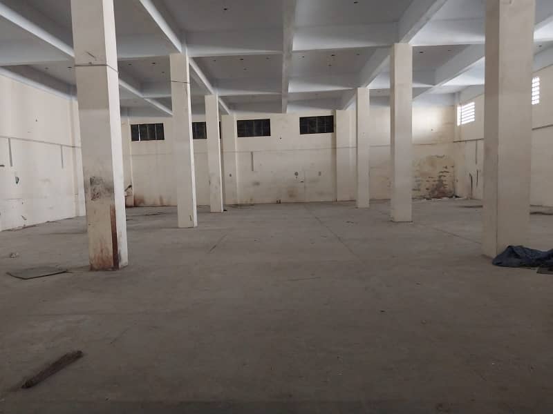 Factory Available For Rent In Korangi Industrial Area Near Shan Chowrangi 13