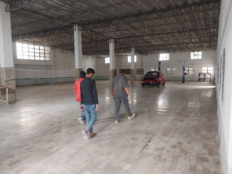 Factory Available For Rent In Korangi Industrial Area Near Brookes Chowrangi 1