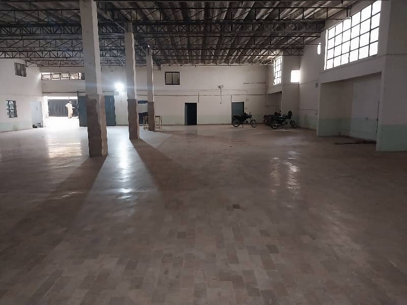 Factory Available For Rent In Korangi Industrial Area Near Brookes Chowrangi 7