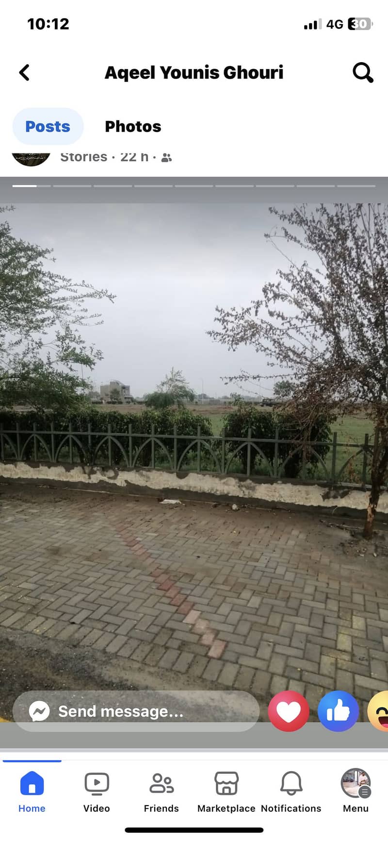 5 marla plot facing park for sale in paragon Society 0