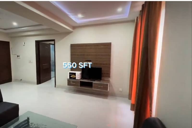 550 SFT ONE BED FURNISHED APARTMENT FOR SALE 2