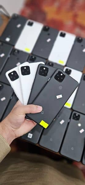 Google Pixel 4,4XL Box pack and 4a5G official, 5, and 5a All Available 11