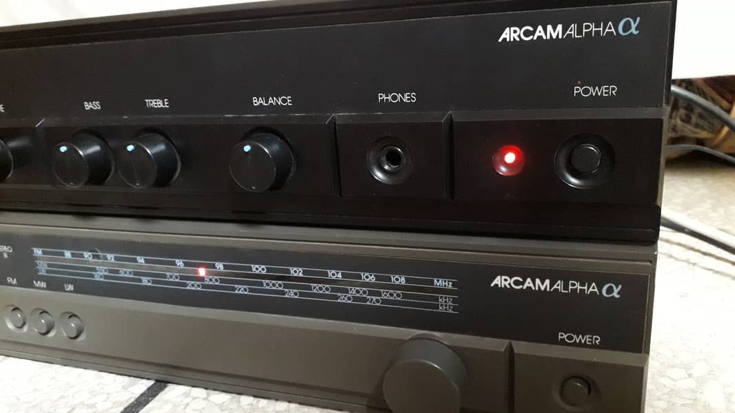 ARCAM Alpha Stereo Integrated Amplifier and ARCAM Tuner, Made in UK 3
