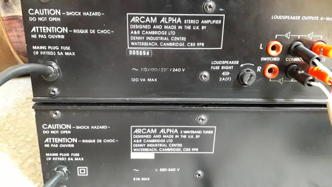 ARCAM Alpha Stereo Integrated Amplifier and ARCAM Tuner, Made in UK 5