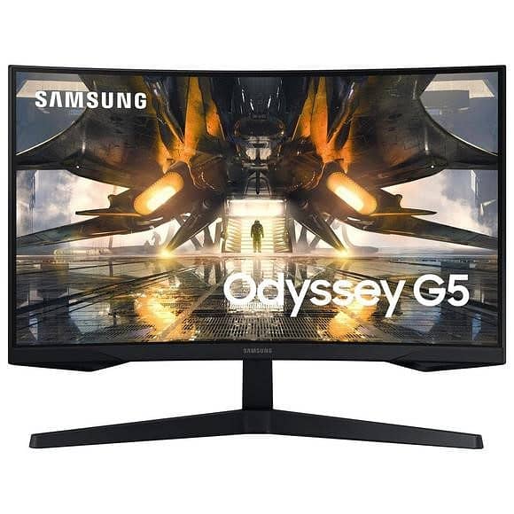 Samsung Odyssey G5 32inch S32AG550EM Curved QHD 165hz HDR10 Gaming Mon 0