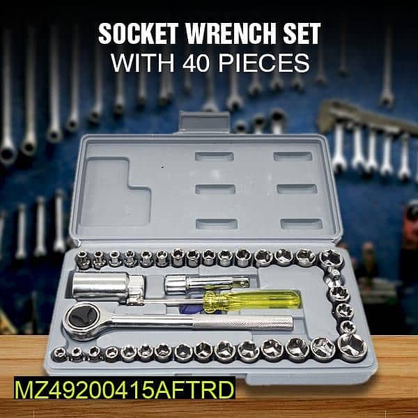 40 Pcs wrench Vehicle Tool Kit 1