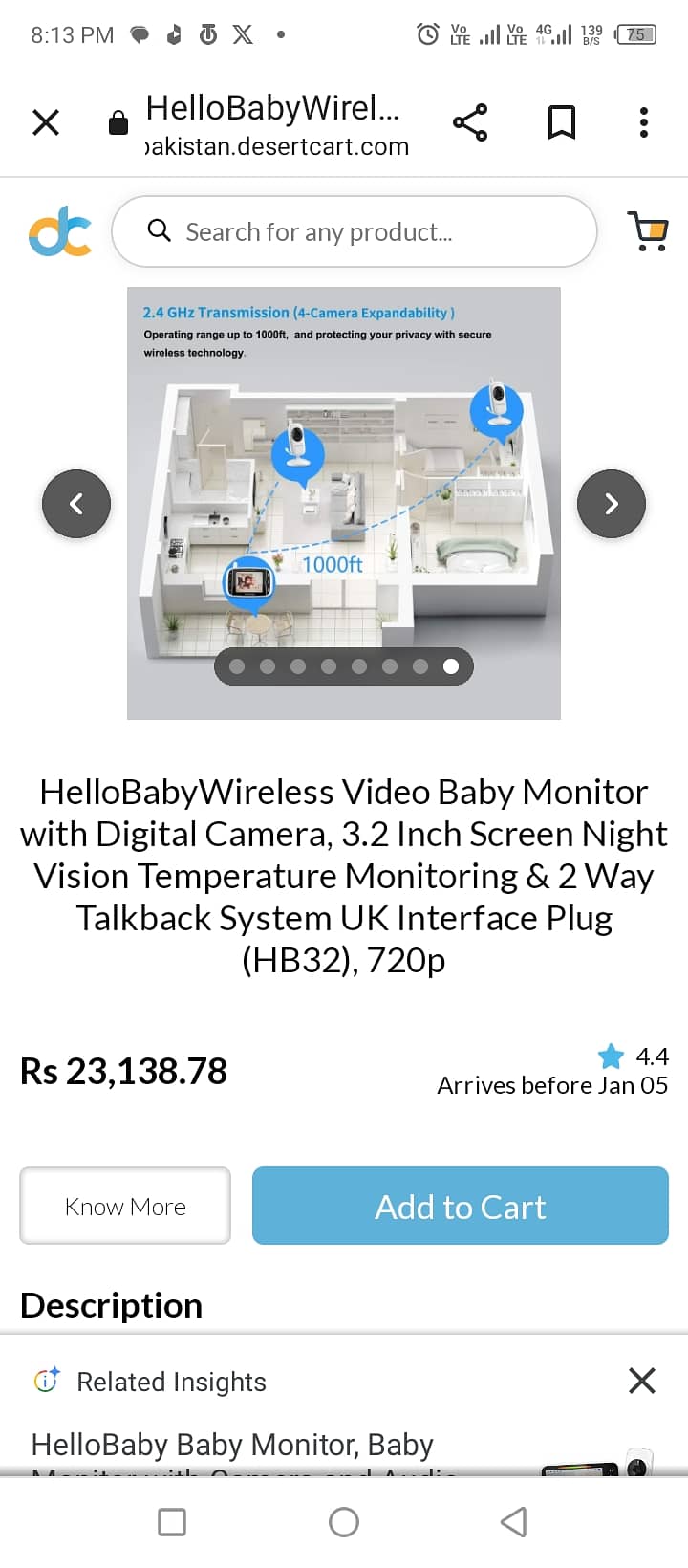 baby monitor for sale 4