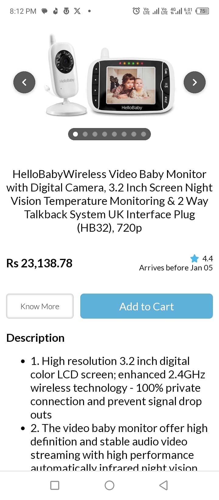 baby monitor for sale 6