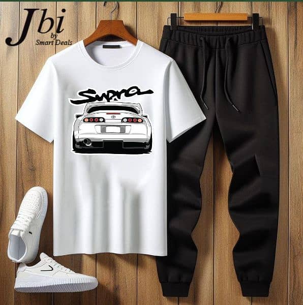PRINTED T-SHIRT Summer Track Suit 1
