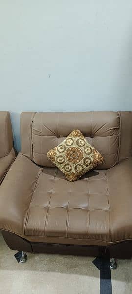 5 seater leather sofa set 2