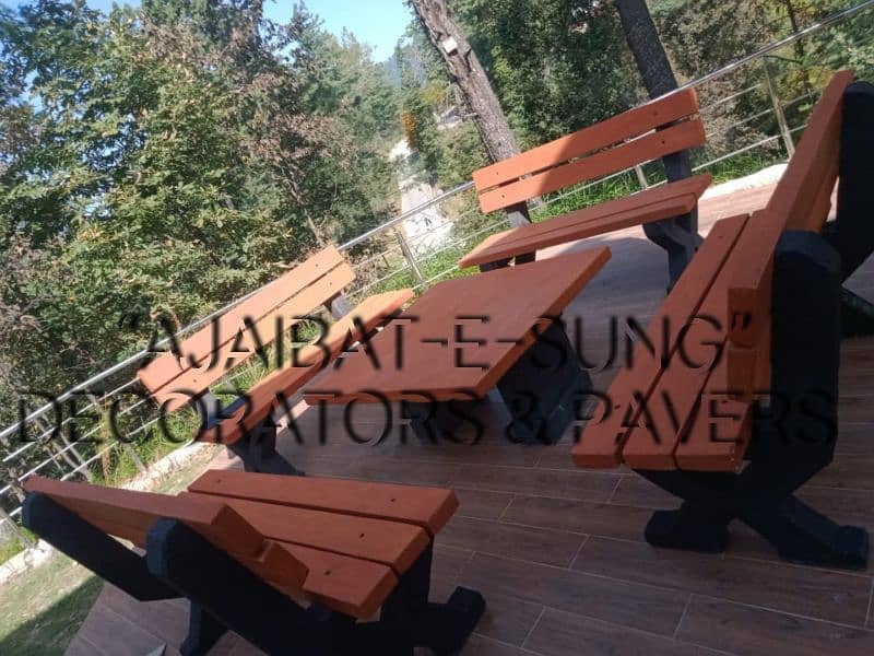 • Garden Benches, Chairs, Tables, Tiles, Pavers, Fountains 1
