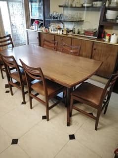 Dining Table six chairs 0