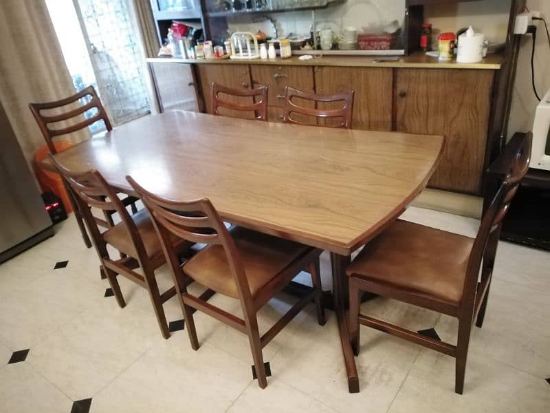 Dining Table six chairs 1