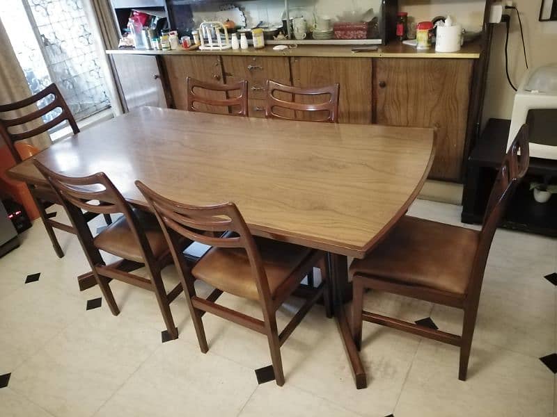 Dining Table six chairs 5