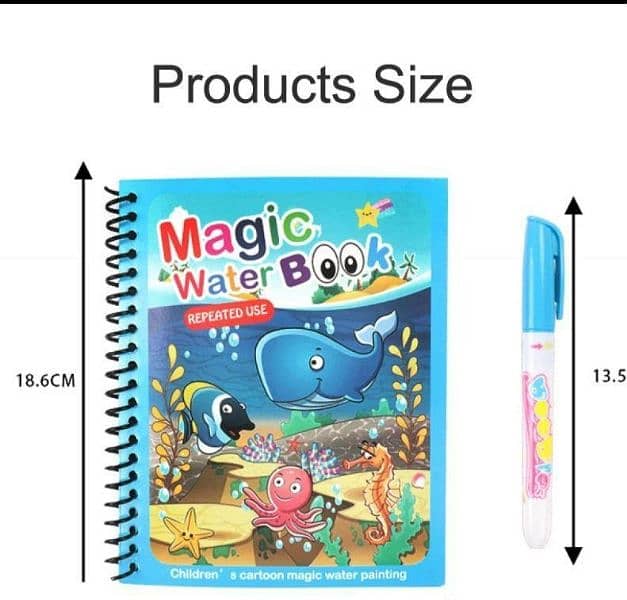 Magic water coloring book for kid's 2