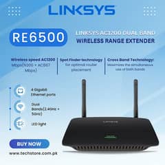 WIFI Linksys RE6500|AC1200 | Dual-Band WiFi Range | Easysetup