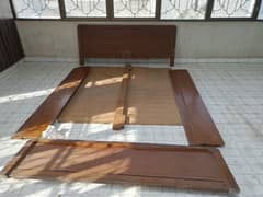 King double bed Without mattress