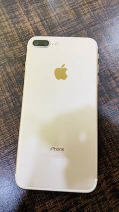 I phone 7 Plus 128 GB PTA approved golden color with box 0