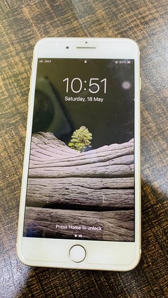 I phone 7 Plus 128 GB PTA approved golden color with box 1