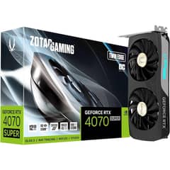 Zotac Gaming GeForce RTX 4070 Super Twin Edge OC 12GB Graphics Card 0
