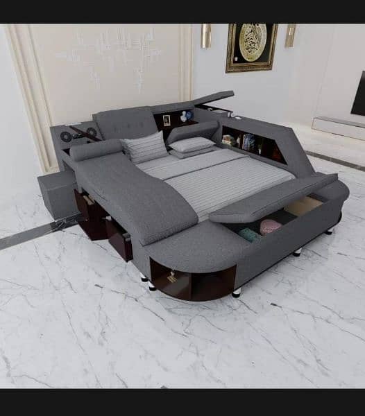 smart beds-multipurpose beds-sofa U Shape-sofa sets-bedset-sofaset-bed 7