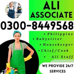 provide,cook,maids,driver,helper,available