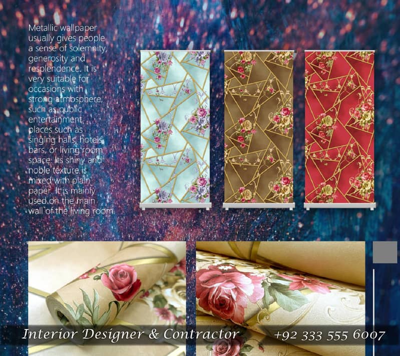 Wallpapers for Home & Office - 3D Walpaper - Canvas (0333-5556007) 14