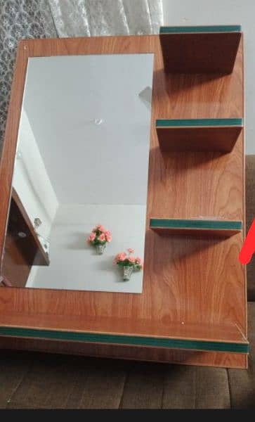 Wall hanging mirrors with shelves 1