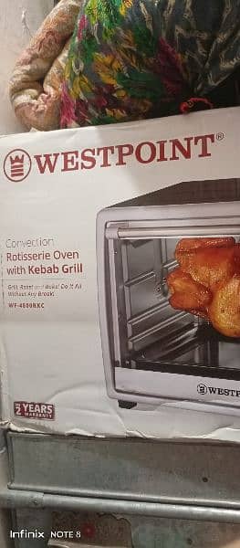 West Point convection Rotisserie Oven with kebab grill 2