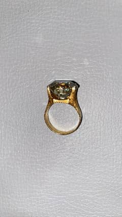 White Moissanite Ring