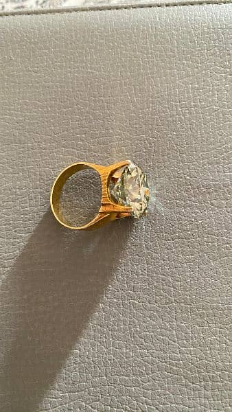 White Moissanite Ring 6