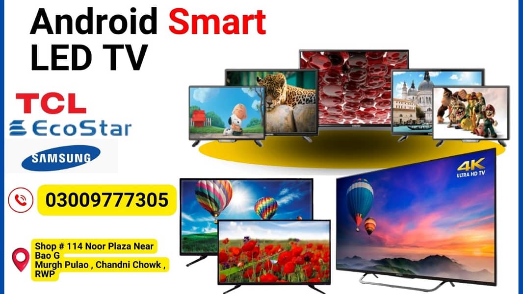 4k Android Smart Led TV 48" 1