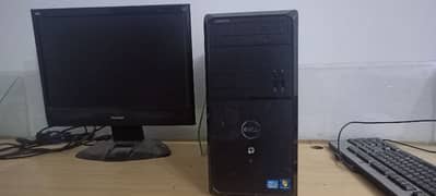 Core i3 3rd generation PC with box monitor and mouse keyboard
