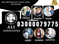 provide,cook,maids,driver,helper,couple