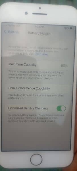 iPhone 7 non PTA ,battery health 95 , lush condition 2