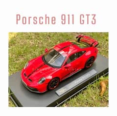 Porsche 911 GT3 Red 1:18 Model Car